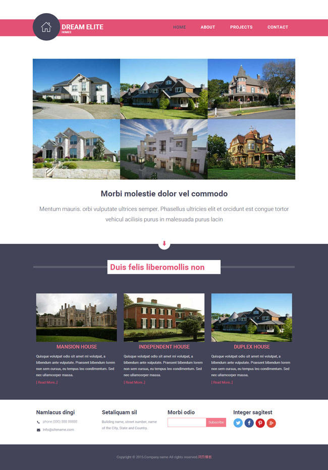国外别墅房产企业网站模板是一款适合房产开发公司网站模板下载。.jpg.jpg