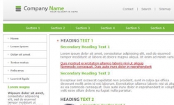 商务企业网站CSS模板13_商务 企业 白色 简单 绿色