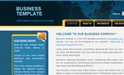商务企业网站CSS模板66_商务 企业 全球 地球 头部 蓝色 严...