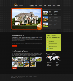房屋出售企业网站模板