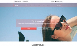 太阳镜眼镜商城企业网站模板