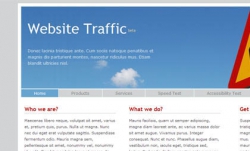 商务企业网站CSS模板62_商务 企业 蓝色 大图 简单