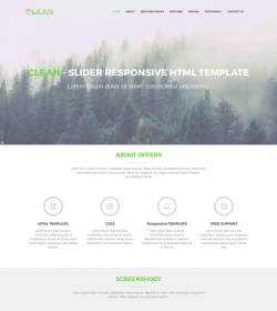 绿色环保企业网站模板是一款bootstrap制作的大气简单网页...