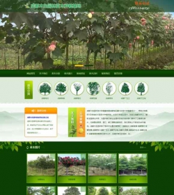 园林绿化苗木企业通用网站源码